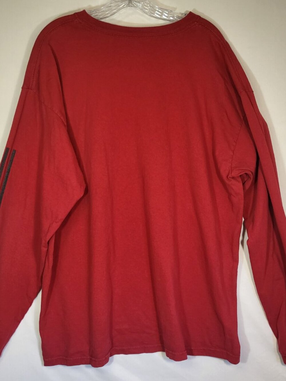 Adidas Vintage Y2K Woman's Arkansas Razorback Long Sleeve T Shirt Size XL Red - Picture 5 of 10